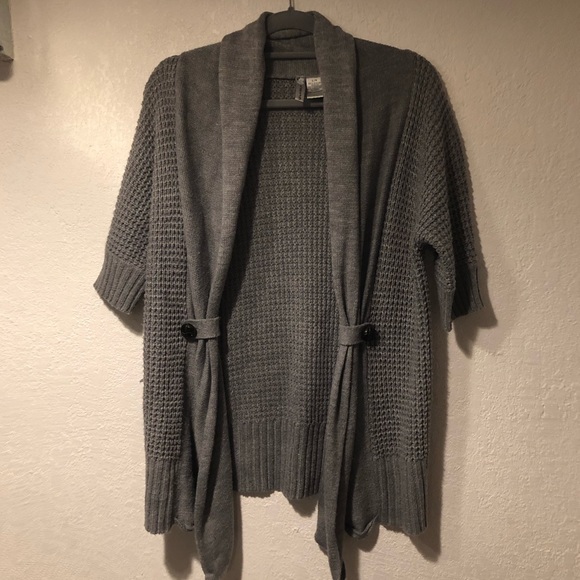 Open short sleeve cardigan - Picture 3 of 5